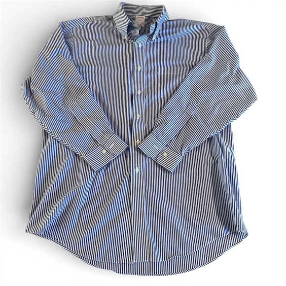 Brooks Brothers Other - Brooks Brothers Madison Supima Cotton Striped Button Down‎ Shirt Mens 16 1/2 -33